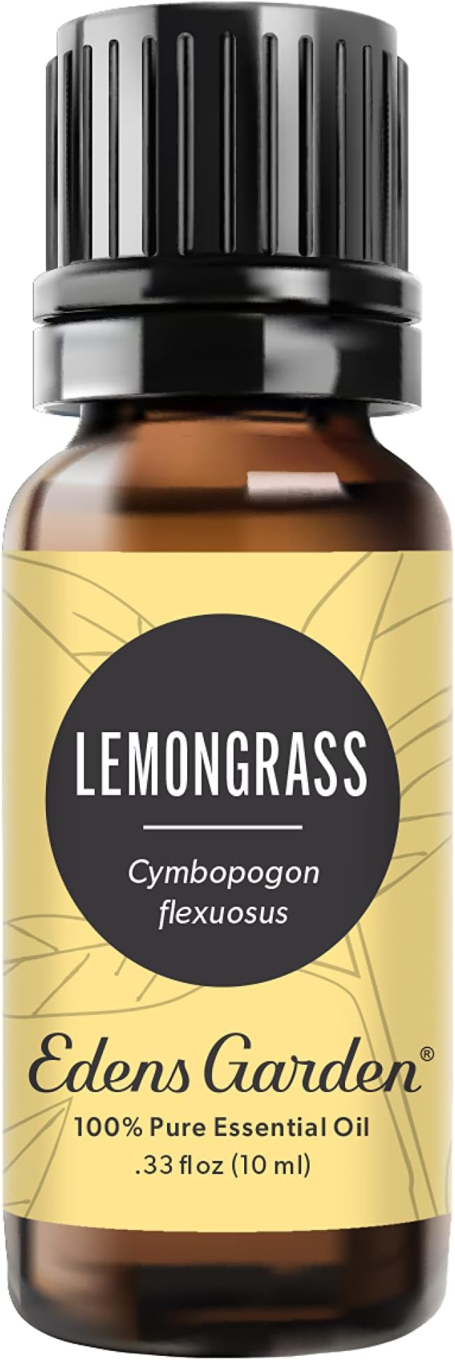 Edens Garden Lemongrass Essential Oil- 100% Pure Premium Grade, Undiluted, Natural, Therapeutic, Aromatherapy, The Best for Diffuser, Candle, Laundry, Humidifiers 10 ml (.33 fl oz)