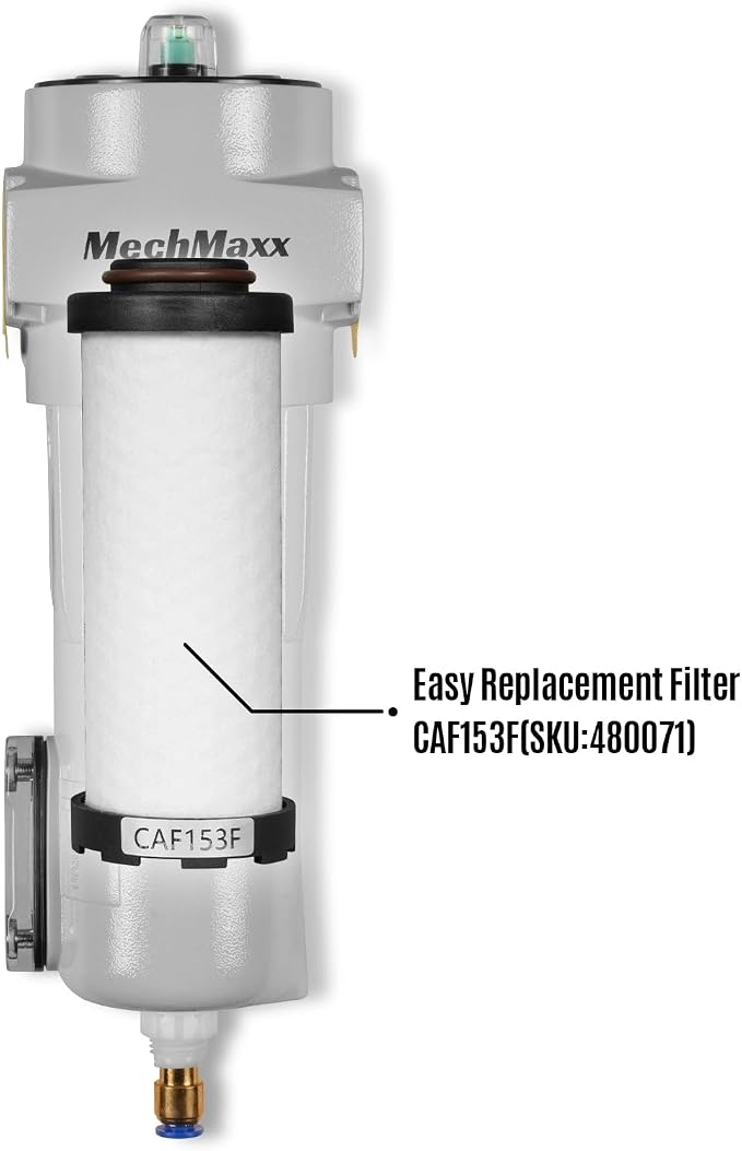 63 CFM Compressed Air Oil-Water Separator Precision Filter, Oil Content 0.001ppm - Image 3