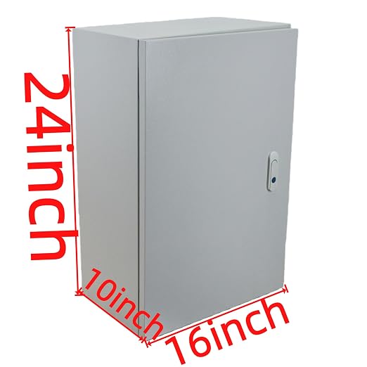 Electrical Enclosure Box 24" x 16" x 10" Carbon Steel Electrical Junction Boxes - Image 2