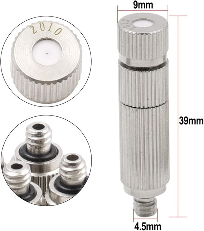 Haueeschoen 80pcs Brass Misting Nozzle Kit - Image 5