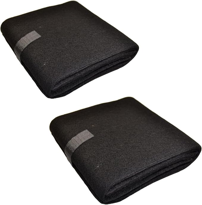 HQRP 2x Activated Carbon Filter Pad Cut To Fit Air Filter Roll by HQRP