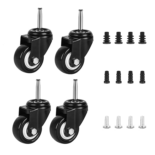 2 Inch Stem Casters Wheels by AVGGO