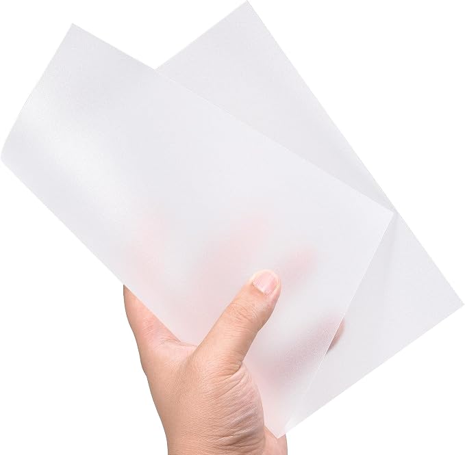 uxcell 4Pcs Gel Light Lighting Filter Overlay Transparent Correction Vinyl PVC - Image 4