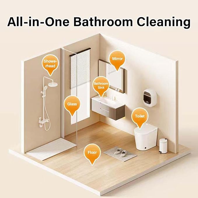 Bathroom Descaler, Cleaning Foam, Content: About 100ml/sponge, Toilet Cleaner, Stain Remover, Bowl Agent, For Kitchen Sink, Bathtub Glass, Faucets Shower Heads