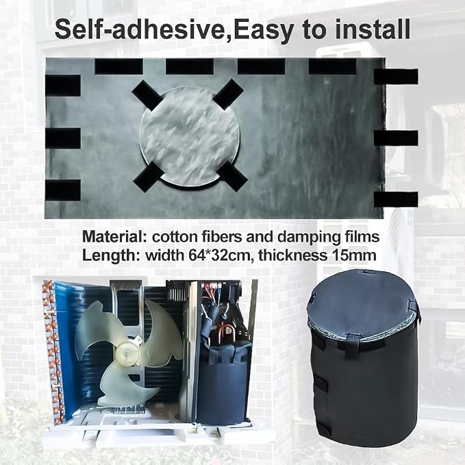 10-15db Noise Reduction Air Conditioner Compressor Sound Blanket, Ac Compressor - Image 4