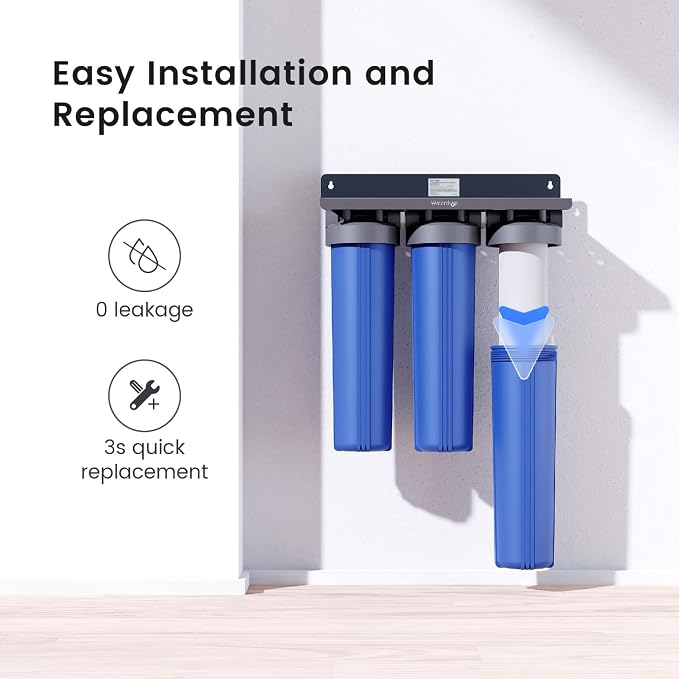 Waterdrop Whole House Water Filter, Carbon Filter, Replacement for, Any 20" x - Image 7