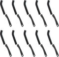 Crevice Cleaning Brush Set, Hard Bristle Grout Cleaner and Scrub Brush for Tile Sink Shower - Multi-Purpose Gap Cleaning Tools for Kitchen Bathroom Household, Fan Cleaning Brush10PCS