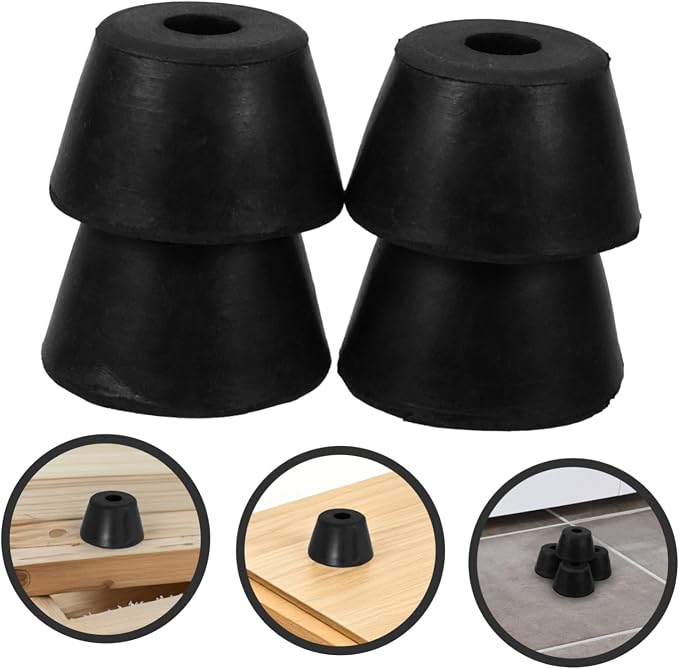 4 Pcs Rubber Vibration Pads for Machines Noise Reduction Slip Feet for Home - Image 9