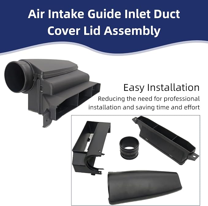 4Pcs Air Intake Guide Inlet Duct Cover Lid Assembly 1K0805965J 1K0805962E - Image 4