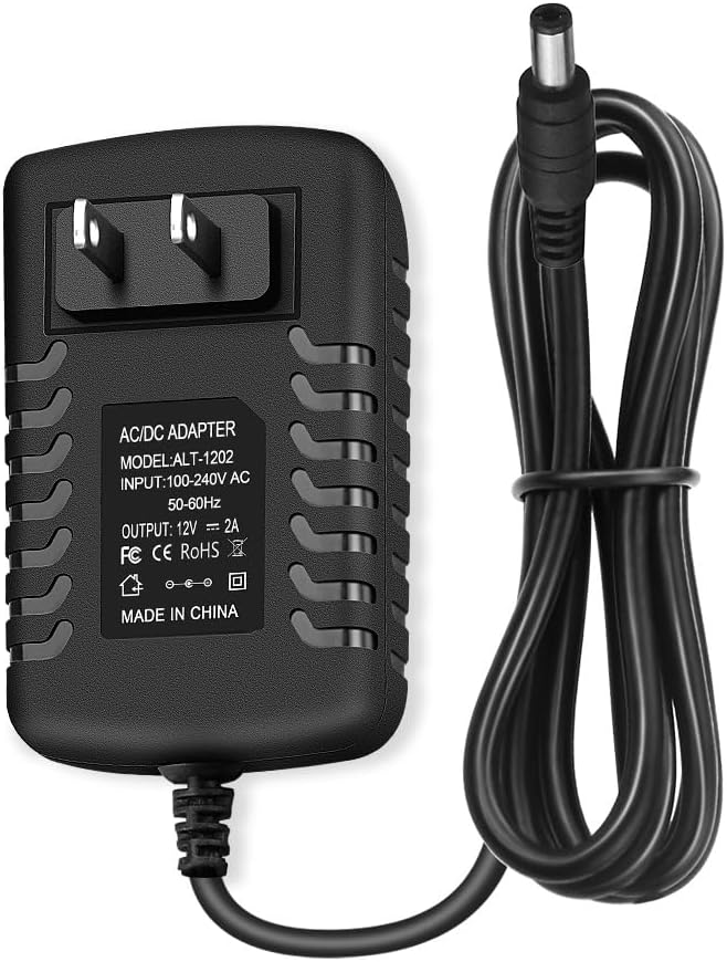 12V DC Power Supply 2A, AC Adapter 100-240V 50-60Hz to 12 Volts 2000mA by Arybroourd