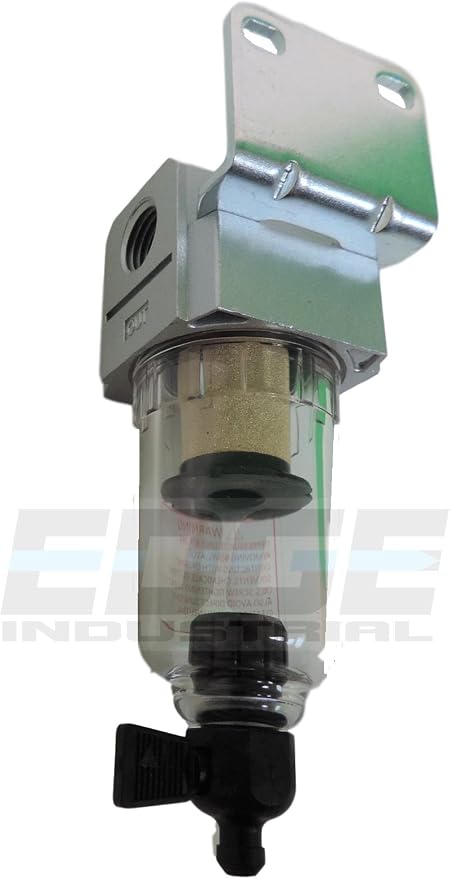 COMPRESSED AIR IN-LINE MINI PARTICULATE FILTER / WATER TRAP, 1/4" NPT, 5 MICRON - Image 3