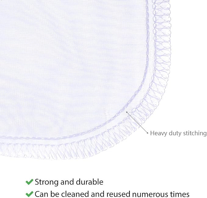 ALEGI Media Filter Bag Aquarium Extra Fine, Reusable 180 Micron Drawstring Mesh - Image 5