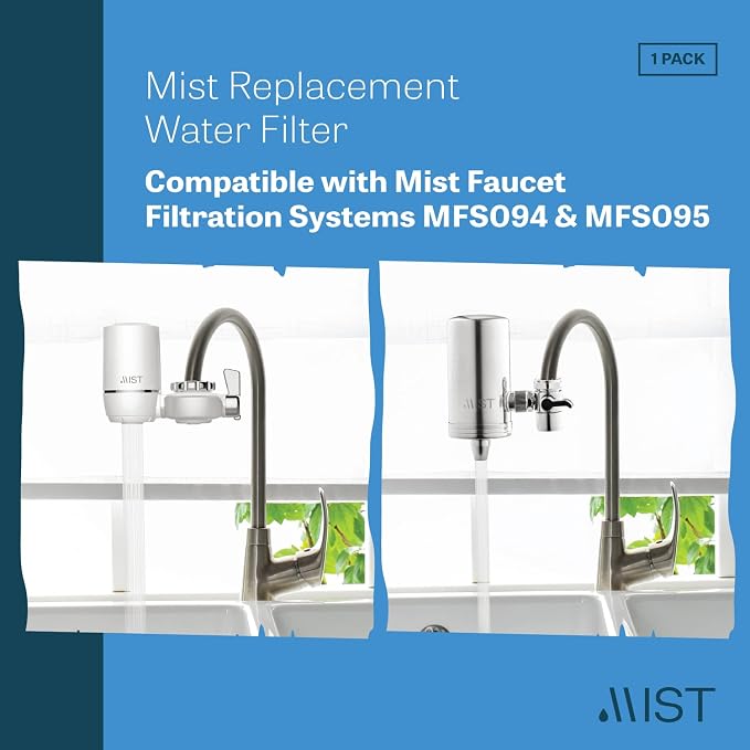 Mist- Water Filter for Sink Replacement Filter, RFMFS395 Replacement Filter for - Image 4
