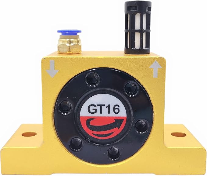 GT16 Industrial Turbine Vibrators, G 1/4" Pneumatic Compressed Air Power by DCYNXC
