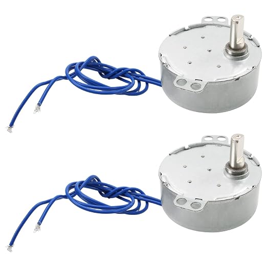 Fielect 2Pcs Synchronous Motor AC 110V 8-10RPM Turntable Motor CW/CCW Direction by Fielect
