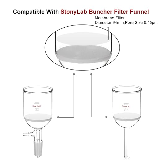 stonylab Nylon Membrane Filters, Hydrophilic Nylon Membrane Disc Filters - Image 4