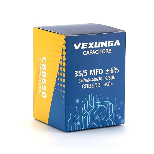 VEXUNGA 35/5 uF 35+5 MFD 370V or 440V Dual Run Start Round A/C Capacitor CBB65B - Image 5