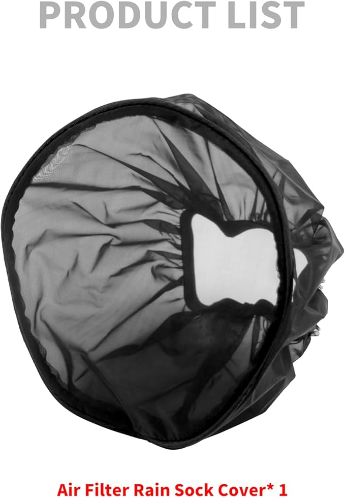 Air Filter Rain Sock Cover Dustproof Waterproof Air Filter Protective Cover Fit - Image 5