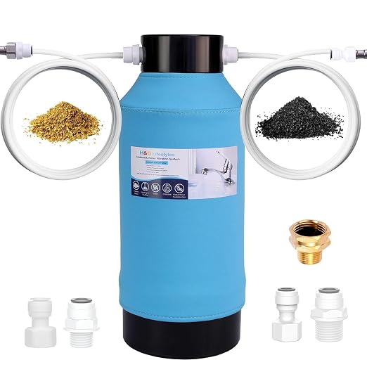 H&G Lifestyles Under Sink Water Filter System, Bad Taste & Odor, by HGLifestyles