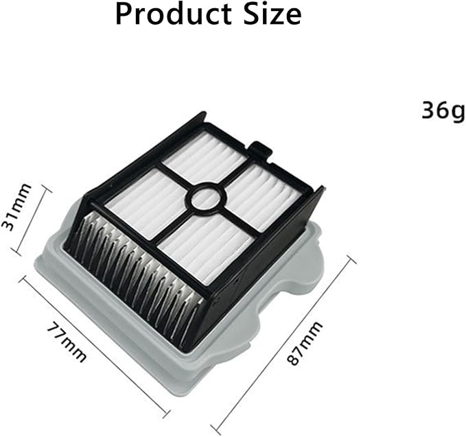 1 Set Main Brush + 2 PCS Filters + Cleaning Brush Replacement Parts Compatible - Image 4
