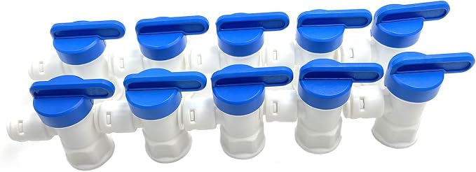 10pcs 1/4 inch FNPT to 1/4" Tank Ball Valve - Image 3