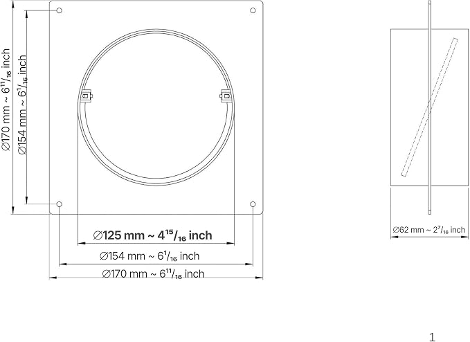 5 inch Duct Connector Flange - Image 2