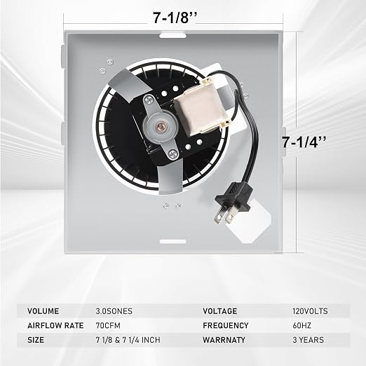 【Upgraded】 696N-R02 B Unit 70CFM Fan - Image 6