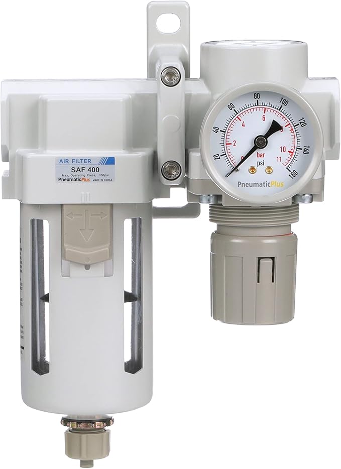 PneumaticPlus SAU420-N06G Compressed Air Filter Regulator Combo 3/4" NPT - Image 2