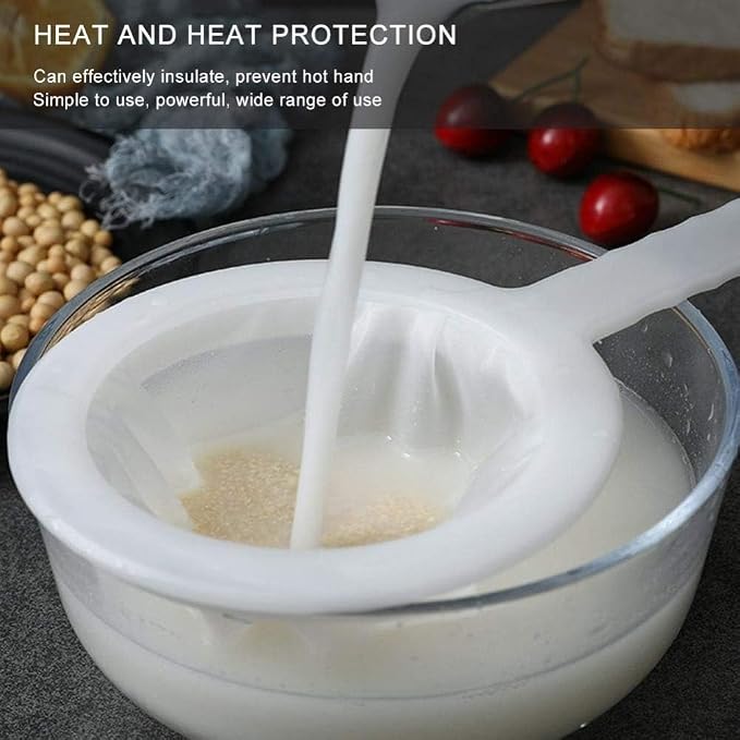 Kitchen Ultra-Fine Nylon Mesh Strainer Plastic Sieve Fine Mesh Filter Spoon - Image 7