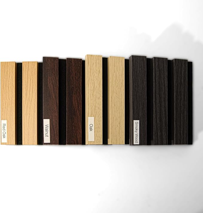 Wood Slat Wall Panel, 4 Pack Wood Panels - Image 4
