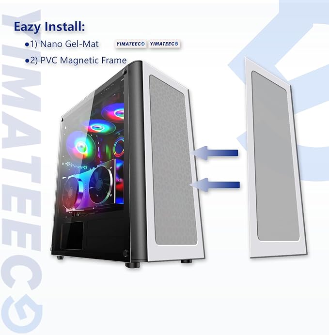 Dust Filter PC 360mm for Computer Cooler/PSU/Routers Nylon 80 Mesh, Magnetic - Image 2