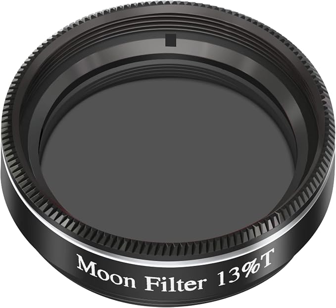 1.25" Moon Filter for Telescope – ND96 Neutral Density, 13% Transmission by WEOOEN