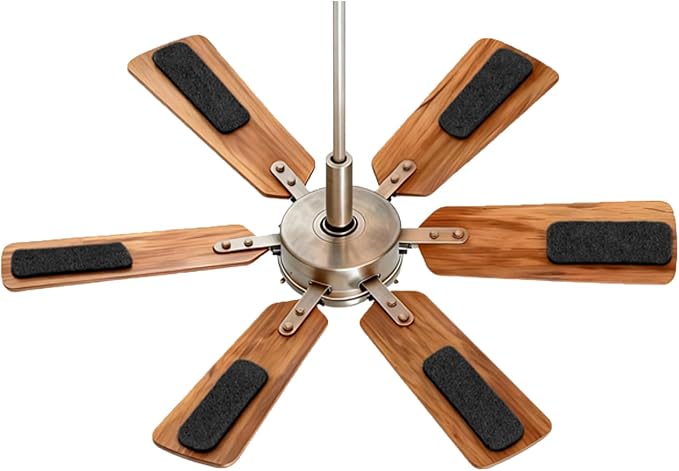 ZIMER Ceiling Fan Filters for Blades 20 Pack, Activated Carbon Fan Filter - Image 2