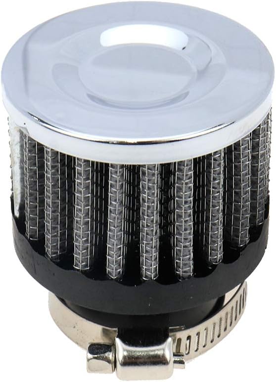 25mm Inlet Motorcycle Air Filter Replacement Cylindrical Intake Mesh Filter by AutomotiveAccessory
