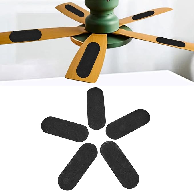 JSCARLIFE Activated Carbon Fan Filter Pads, 3mm Ceiling Fan Blade Air Purifier by JSCARLIFE