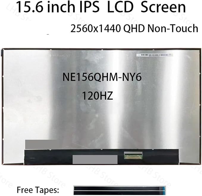15.6 Inch 120Hz Laptop LCD Screen NE156QHM NY6 NE156QHM-NY6 Display Matrix - Image 2