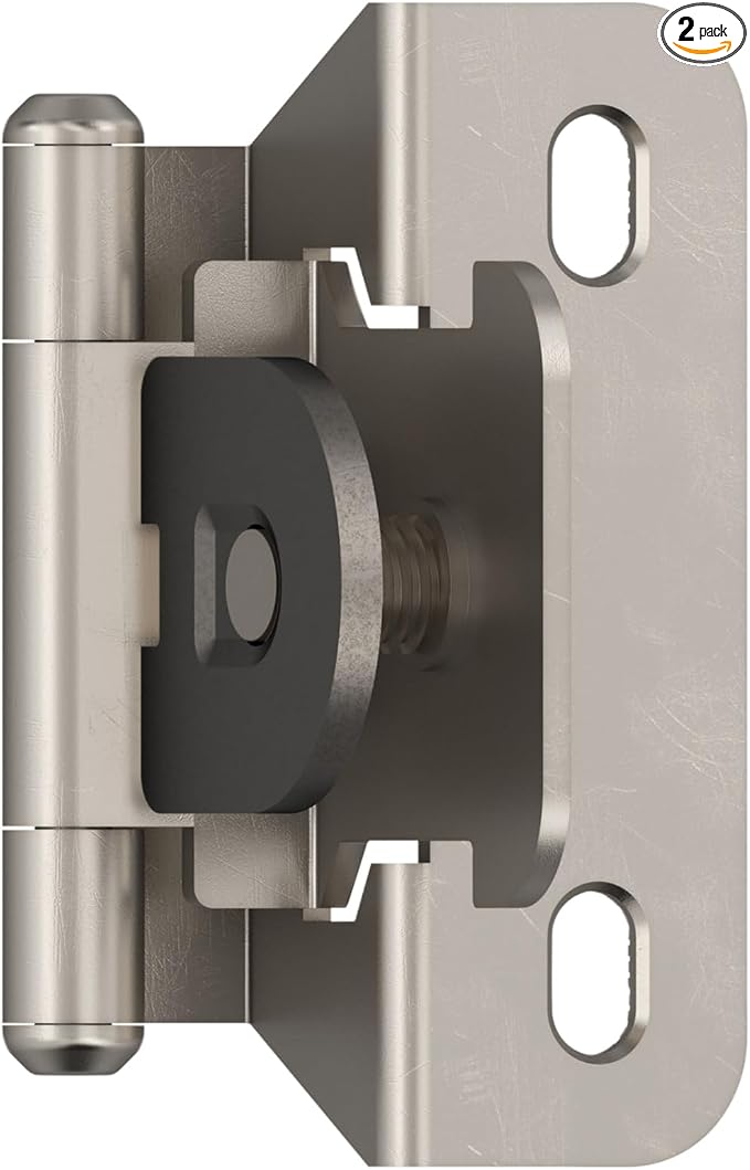 Amerock BPR8715G10 | Cabinet Hinge | 1/4 inch Overlay Single Demountable | by Amerock
