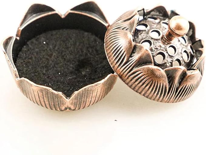 3 PCS Vintage Lotus Incense Holder - Image 2