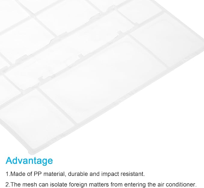 PATIKIL Air Conditioner Filter Replacement 332mm x 283mm, Plastic Air Filtering - Image 4