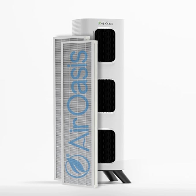 Air Oasis Official iAdaptAir 2.0 H13 Replacement Filter Set | Only Compatible by AirOasis