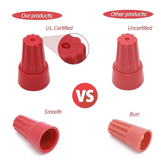 180 PCS Wire Connectors, Insulating Insert Twist Electrical Wire Connectors - Image 3