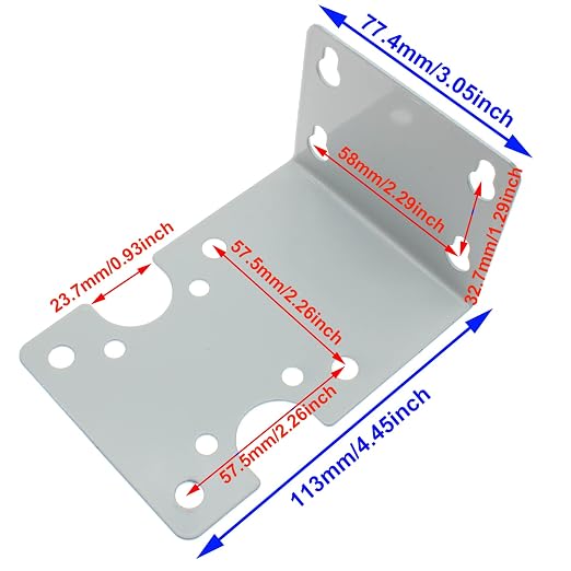 FDXGYH 2 Pcs Water Filter Housing Brackets Water Purifier RO Machine Metal - Image 2