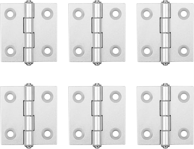6 Pack 2-1/2" Aluminum Alloy Door Hinges by MOUNTAIN_ARK