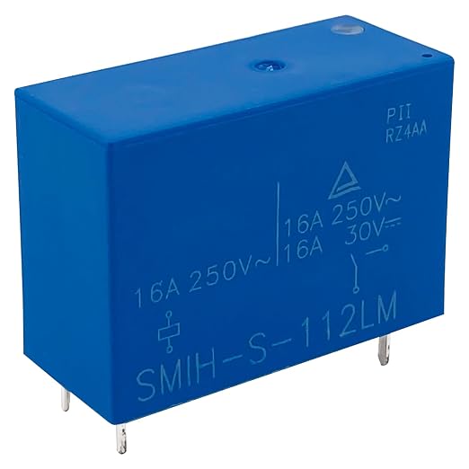 SMIH-S-112LM 12V DC 4-Pin PCB Power Relay 16A 250VAC/30VDC Replacement - Image 2