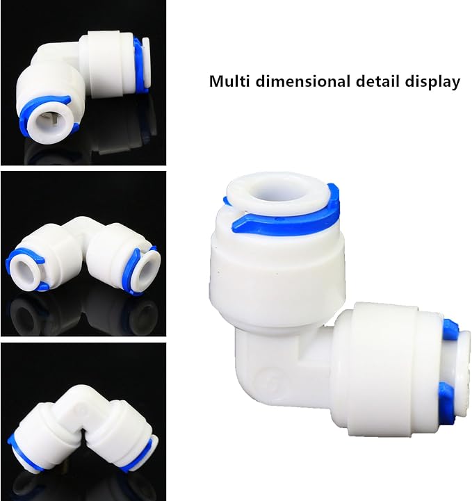 5 Pack 1/4 Inch Quick Connect Fittings - Image 2