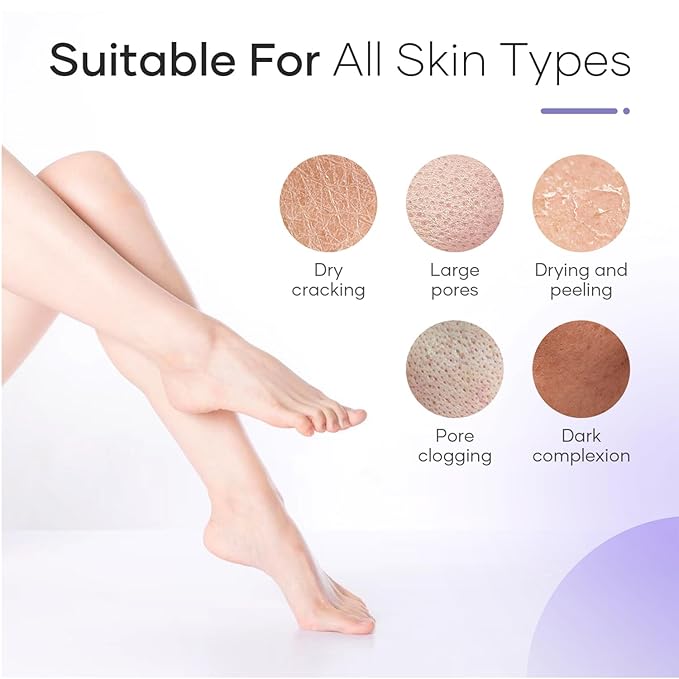 Epsom Salt Soak, Callus Remover Gel, Extreme Sugar Scrub, Collagen Mask & Shea Butter Lotion – Professional Spa Foot Care System 5 Step Luxury Pedicure Kit. Milk & Honey 50 Set