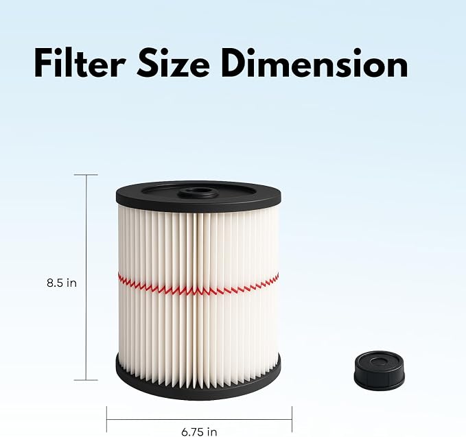 Nispira 9-17816 17816 Red Stripe Replacement HEPA Filter - Image 2