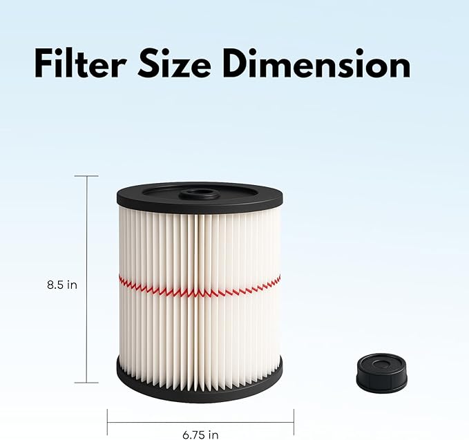 Nispira 9-17816 17816 Red Stripe Replacement HEPA Filter - Image 2