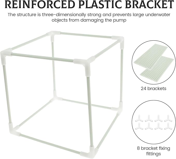 Pond Pump Filter Bag Solid Pump Mesh Box Adjustable Pond Filter Box Protective - Image 4
