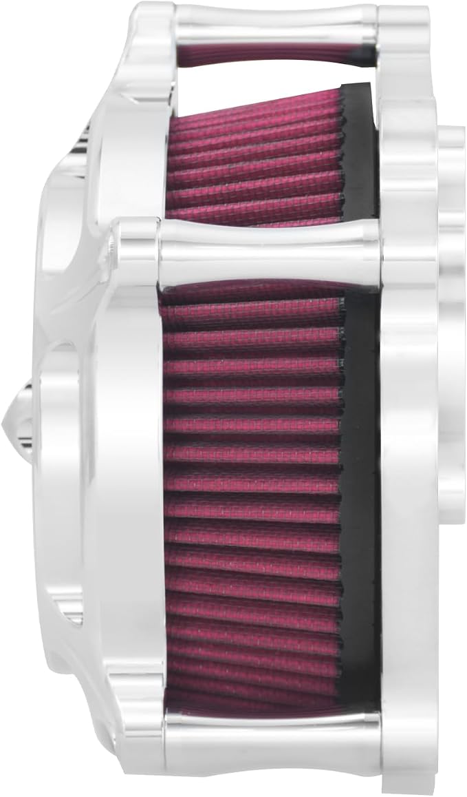 HDBUBALUS Motorcycle CNC Spike Air Cleaner Air Filter Intake System Filter - Image 9